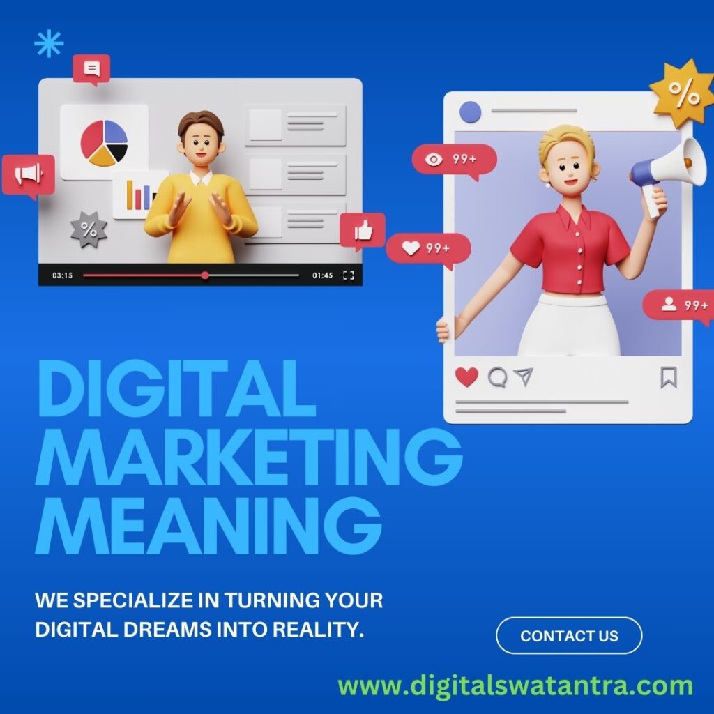 Digital marketing meaning